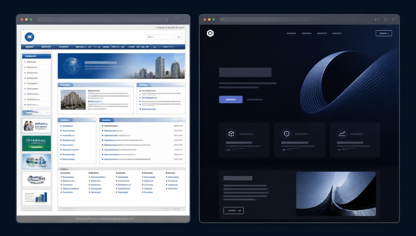 Vergleich: alte Website und neue RUSVIA Website